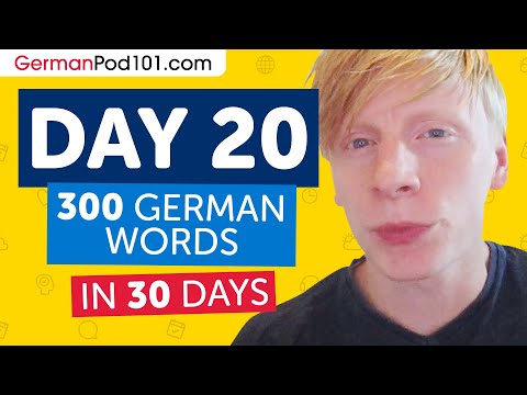 Day 1 10 300 Learn 300 German Words in 30 Days Challenge