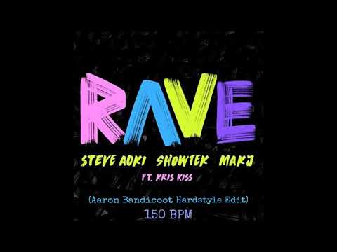 Showtek & Steve Aoki - Rave (Aaron Bandicoot Hardstyle Edit)