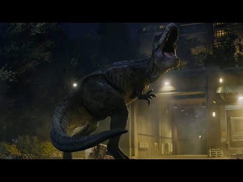 Jurassic World: Fallen Kingdom (2018) - T-Rex Vs Carnotaurus Final Battle Scene! - Movieclip HD