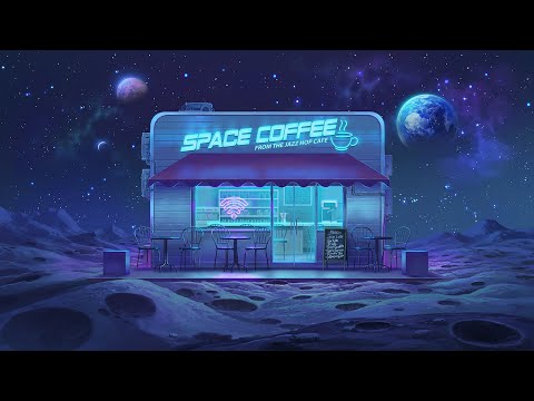 Video Thumbnail: coffee on the moon. 🌒 lofi space vibes