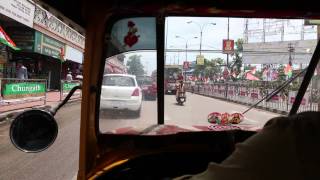 preview picture of video 'Rikshaw ride to Jerome Nagar shops'