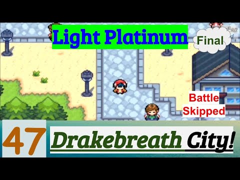 Pokemon Light Platinum Part 47 PokeFan Exploring Drakebreath City | GBA Rom Hack