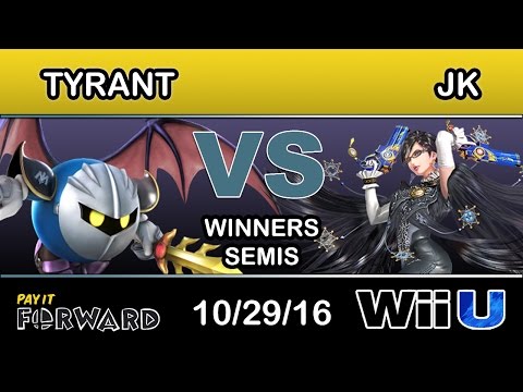 2GG: Pay it Forward - NME | Tyrant (Meta Knight) Vs. JK (Bayonetta) Winners Semis - Smash Wii U