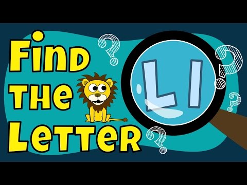 Alphabet Games | Find the Letter L