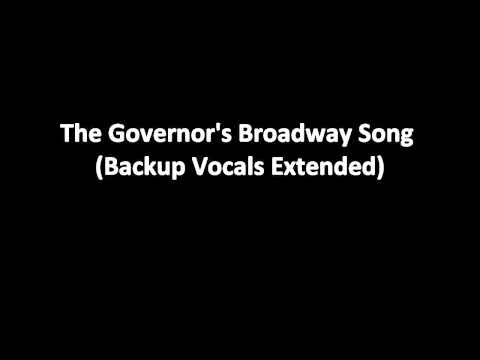 The Governor's Broadway Song (Backup Vocals Extended) + MP3 Download