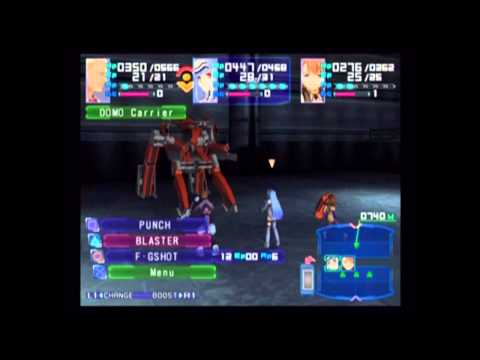 Xenosaga 1 Boss Battle #6 ~ DOMO Carrier