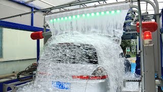 AUTOMATIC CAR WASH TUNNEL MACHINE WITH LAVAFALL MADE BY CHINA