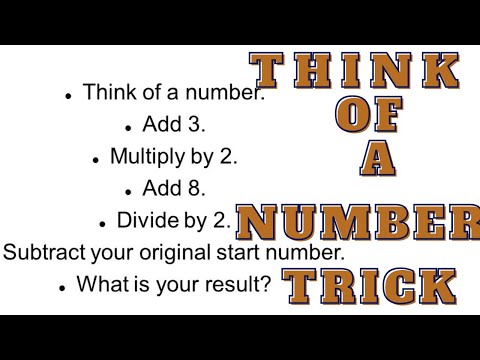 Think of A Number