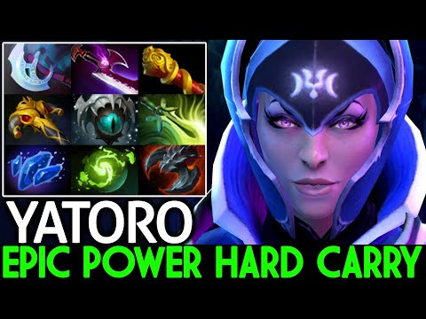 YATORO [Luna] Epic Power Hard Carry Late Game 1000 GPM Dota 2