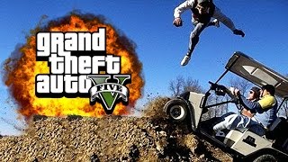 GOLF CART CARNAGE - GTA 5 Gameplay