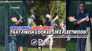 토미 플릿우드 따라잡는 주니어골퍼 스윙