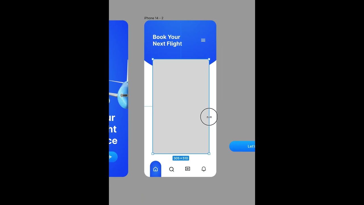 Flight Booking App design on Figma
