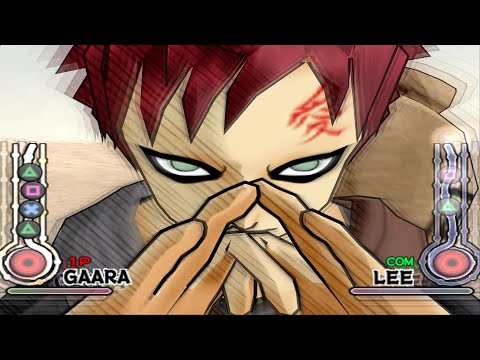 Naruto: Ultimate Ninja (PS2) Gaara Saga Story Scenario (4K)