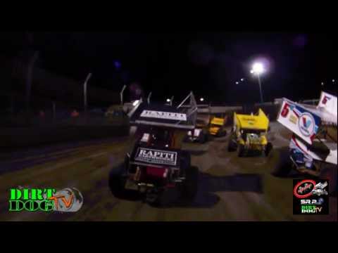 2011 Easter Sprintcar Trail Night 2 - A Main In Car Cam