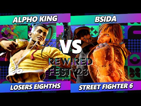 ReWired Fest 2023 Top 8 - Alpho King (Jamie) Vs. BSIDA (Ken) Street Fighter 6 - SF6
