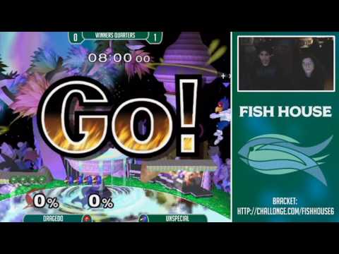 Fish House 6 SSBM - Dragedo (Samus) Vs. Unspecial (Falco) Winners Quarters