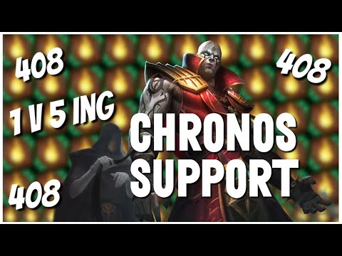 THIS GOD IS JUST BROKEN - Chronos Support Ranked Conquest