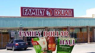 preview picture of video 'Family Dollar Haul'