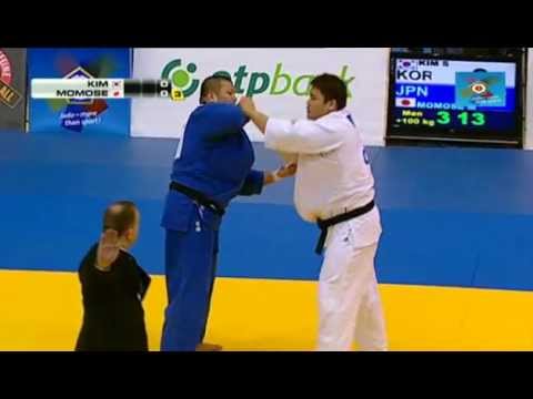 Judo European Open Budapest 2013: Sung-Min KIM (KOR) - Masaru MOMOSE (JPN) Final [+100kg]