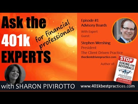 Ask the 401k Experts Podcast Episode #1 - Advisory Boards