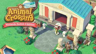 Building a MUSEUM ENTRANCE in Animal Crossing New Horizons Nintendo Switch 2 Edition