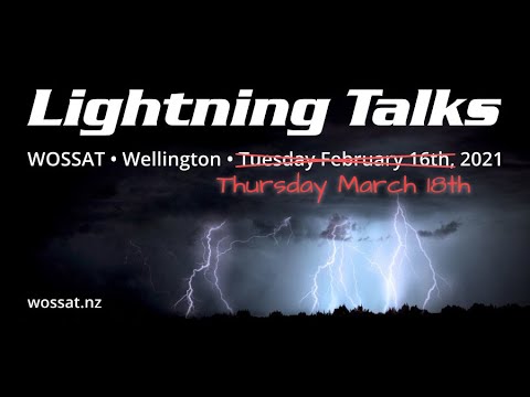 WOSSAT Lightning Talks 2021