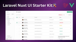 Laravel Nuxt UI Starter Kit 🚀 | How to Integrate UI Components for Dashboards