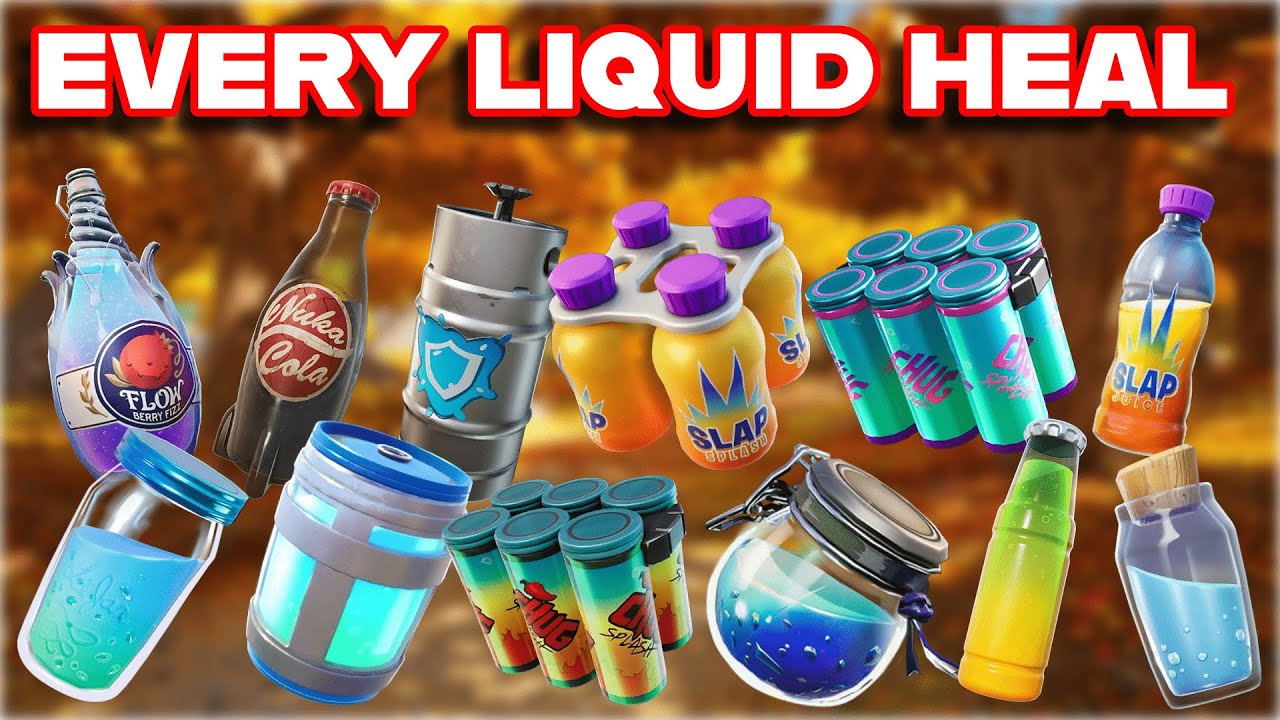 Ranking EVERY LIQUID HEALING ITEM In FORTNITE HISTORY From WORST To BEST