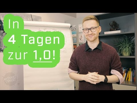 Mit diesem Lernplan in 4 Tagen zum Einserkandidaten - #Universität #Schule | Lernplan erstellen