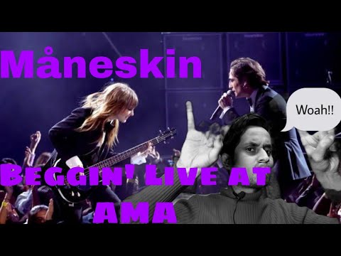 Metal Guitarist Reacts| Måneskin - Beggin' (Live) at AMA 2021| Indian Reacts