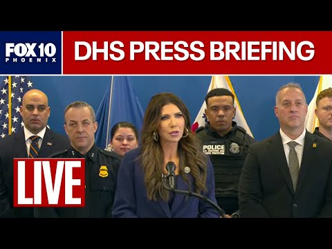 LIVE: DHS Sec. Kristi Noem speaks after ICE shooting