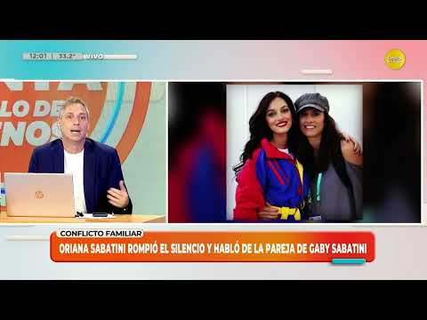 Oriana Sabatini rompió el silencio y habló de la pareja de Gaby Sabatini │LPELDM│ 03-02-25