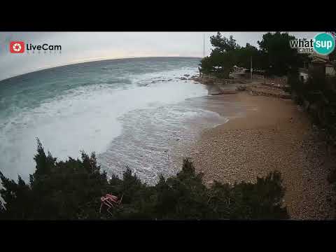 Valovi na Hvaru, plaža Ivan Dolac 22.11.2022.