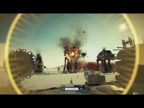 Defending Crait - Star Wars Battlefront 2 galactic Assault