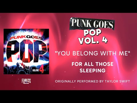 For All Those Sleeping - You Belong With Me (Official Audio) - Taylor Swift cover
