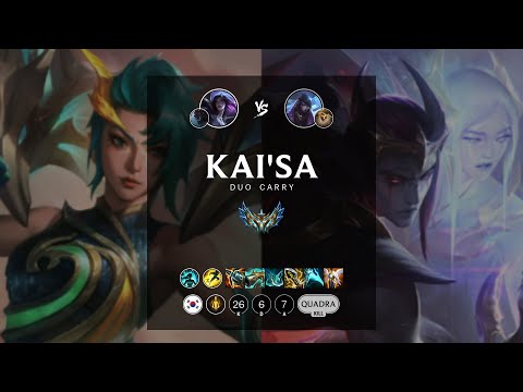 Kai'Sa ADC vs Aphelios - KR Challenger Patch 12.17