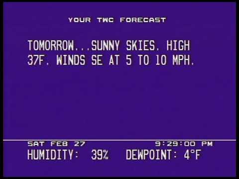 Happy Retro Day! Real WeatherSTAR 3000 - Littleton, CO