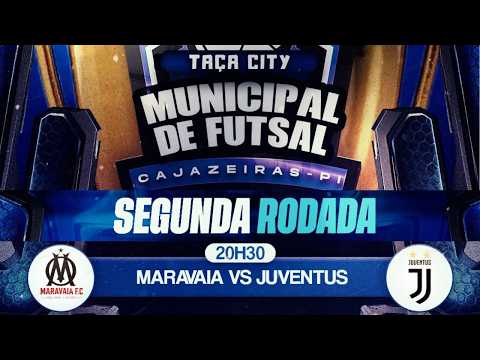 MARAVAIA X JUVENTUS - TAÇA CITY MUNICIPAL DE FUTSAL - CAJAZEIRAS DO PIAUI - RODADA 02