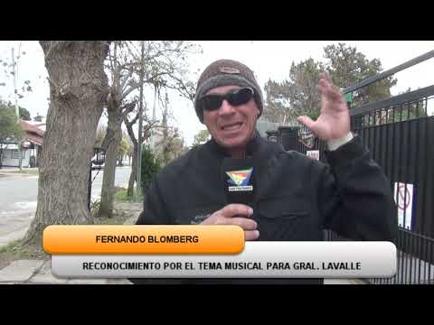 FERNANDO BLOMBERG - RECONOCIMIENTO POR EL TEMA MUSICAL PARA GRAL. LAVALLE