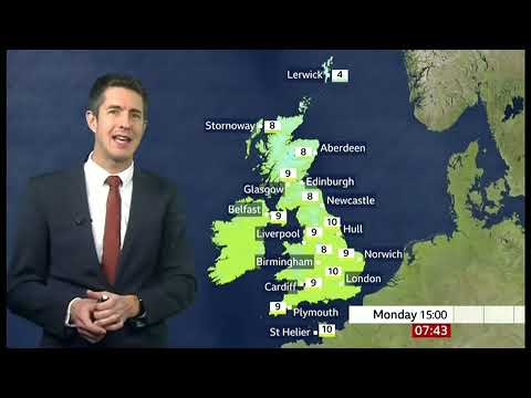 BBC weather : The temperatures are creeping up slowly but surely