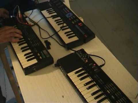 Circuit bend two Casio sk1& Yamah pss100 in sesion by ddc
