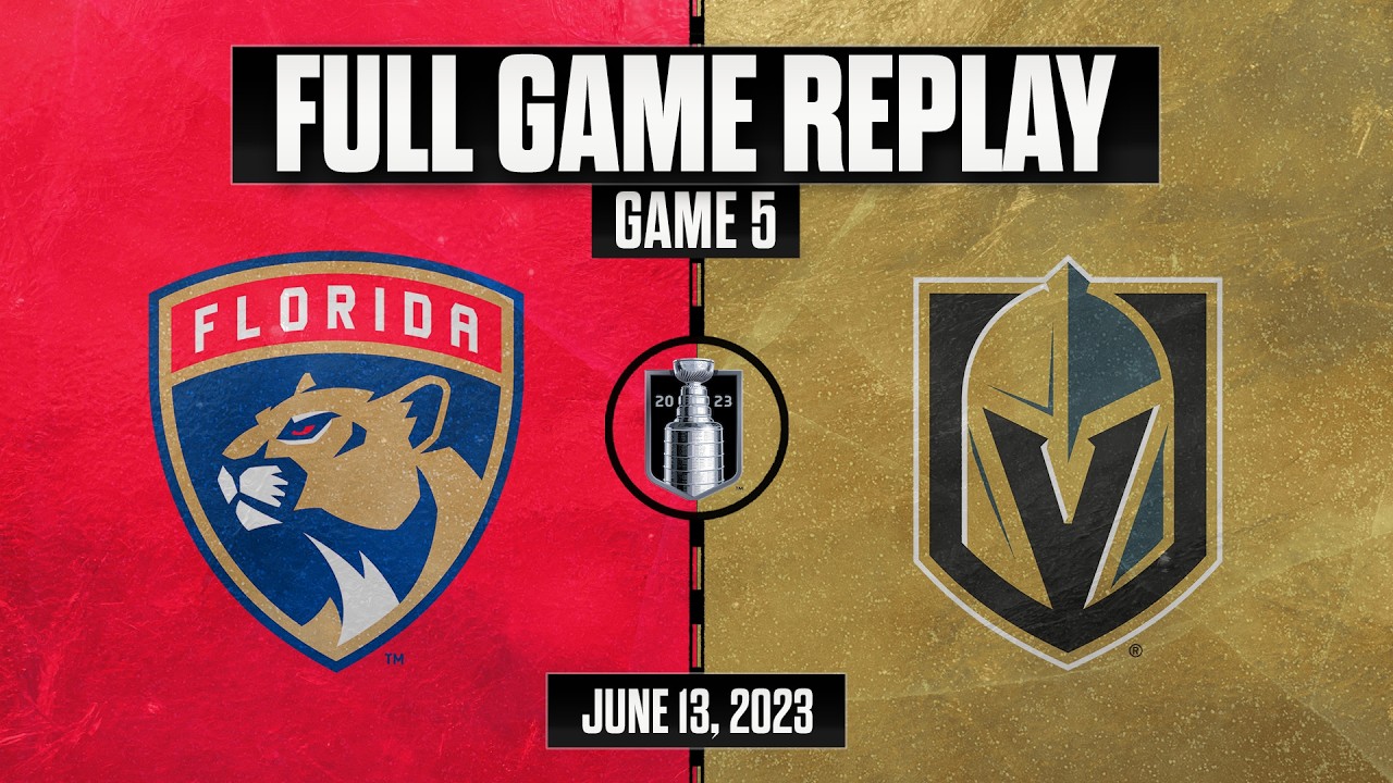 RETRO FULL GAME: GOLDEN KNIGHTS Win the STANLEY CUP | Game 5 | 2023 Stanley Cup Final