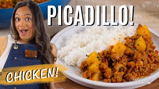 CHICKEN Picadillo Recipe | Cuban Recipes | Ground Chicken Recipe | Chef Zee Cooks