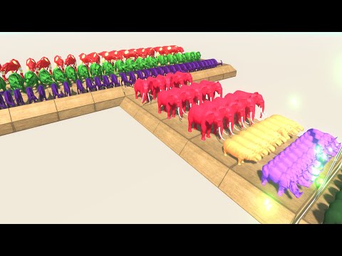 ALL Animal Colors Run get a Gold Pig #26 - Animal Revolt Battle Animal