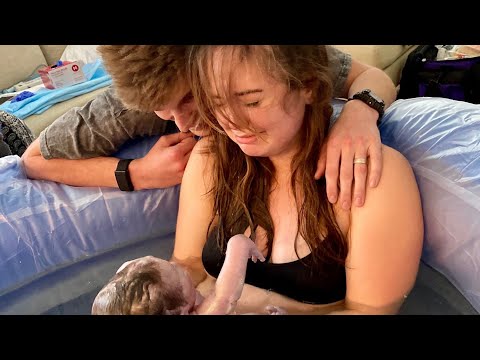 The At Home Birth of Our First Baby | Natural Water Birth