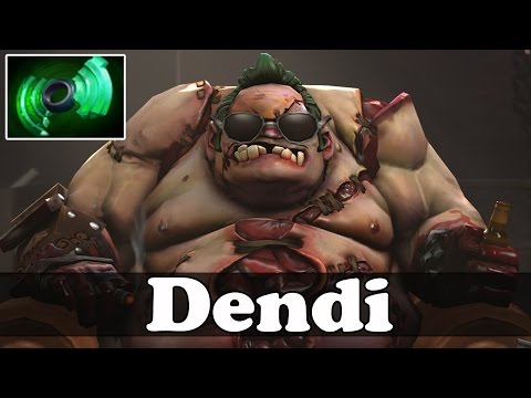 Dendi 7300 MMR Plays Pudge with Hyperstone - Dota 2