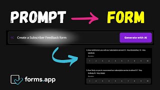 How To Create Forms, Surveys or Quizzes with AI