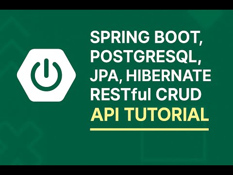 Spring Boot PostgreSQL JPA Hibernate RESTful CRUD API Tutorial