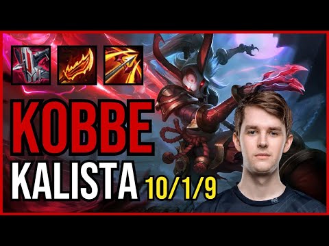 KOBBE - KALISTA vs SENNA ADC - EUW Challenger - Patch 11.4