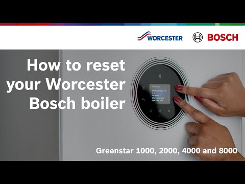 How to reset your Worcester Bosch boiler | Worcester Bosch